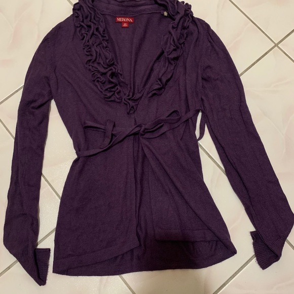 Merona Sweaters - Merona Purple Cardigan